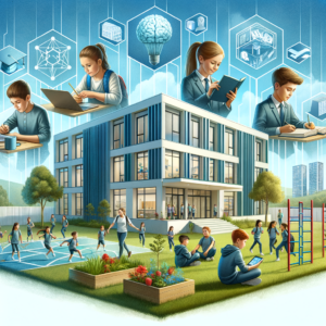 do not include any wording Our vision is to be a leading private school renowned for our innovative curricula and teaching methods. We strive to be a community where mental well-being is prioritized, resilience is built, and critical thinking is nurtured. By encouraging a thoughtful and balanced use of technology, we envision our students emerging as capable, compassionate leaders ready to make a positive impact in an ever-evolving world.